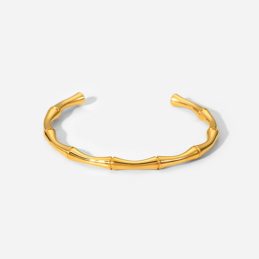 Bamboo linked bangle