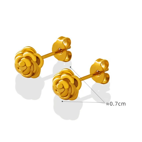 Rose Ear Studs