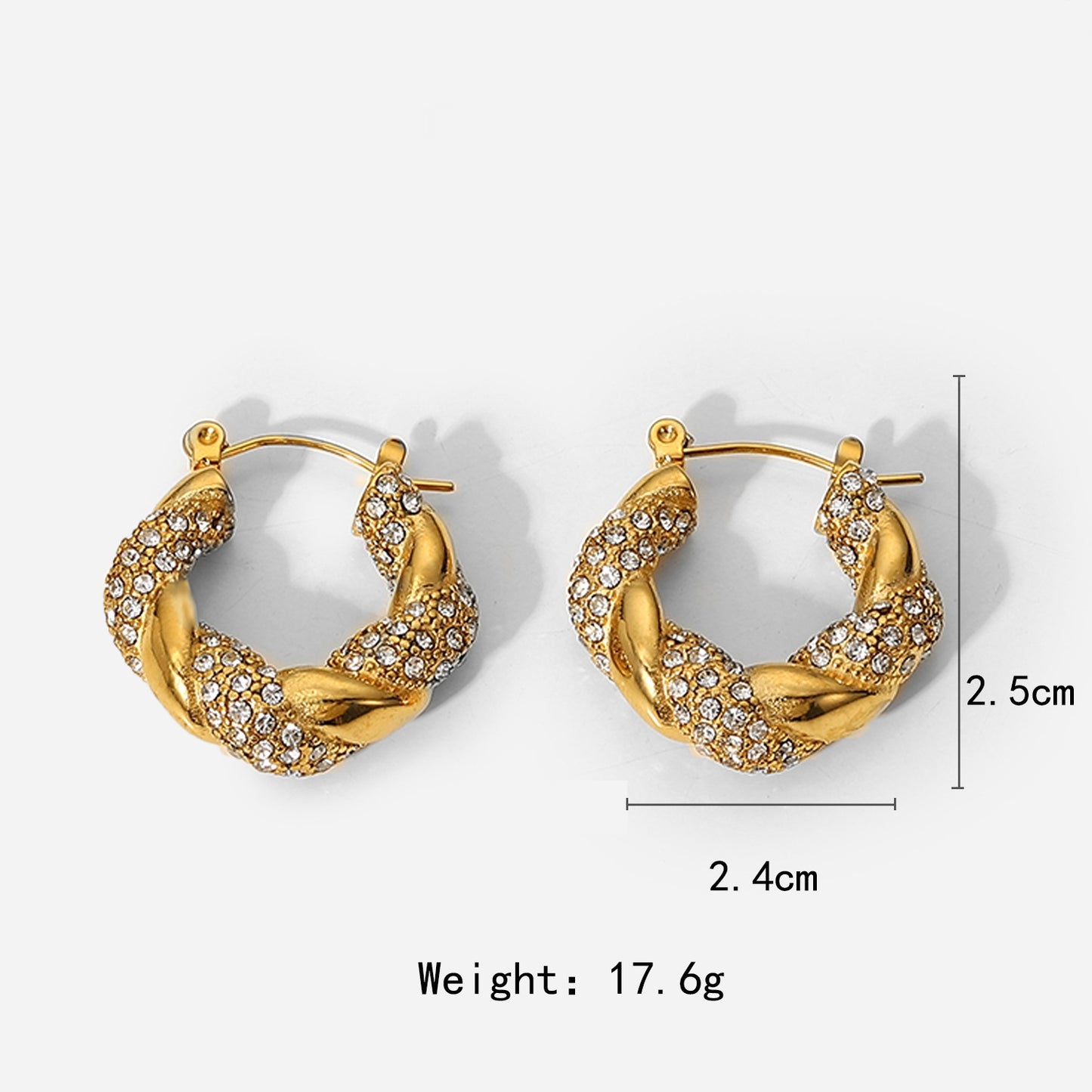 Twisted Rope Hoops