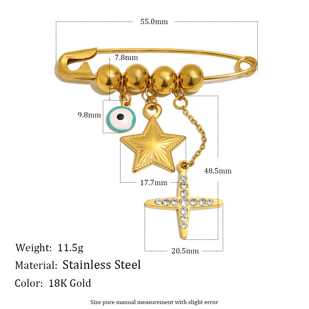 Celestial safety Pin