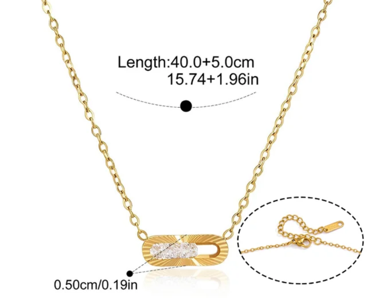 Sliding Pendant Necklace