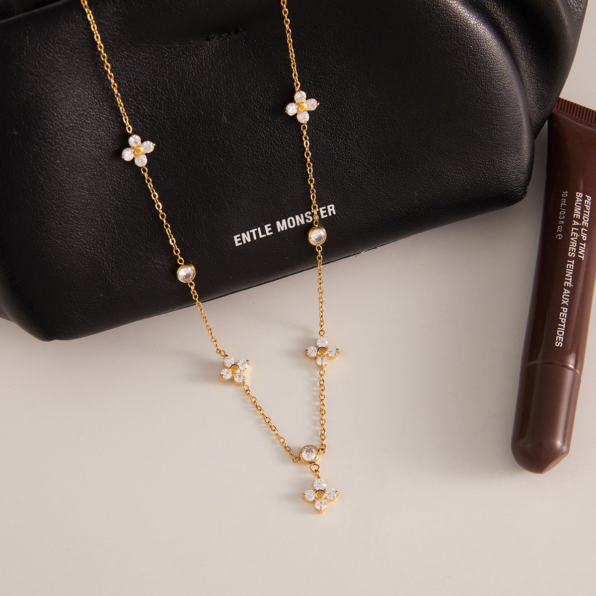 Diamond Clover Necklace