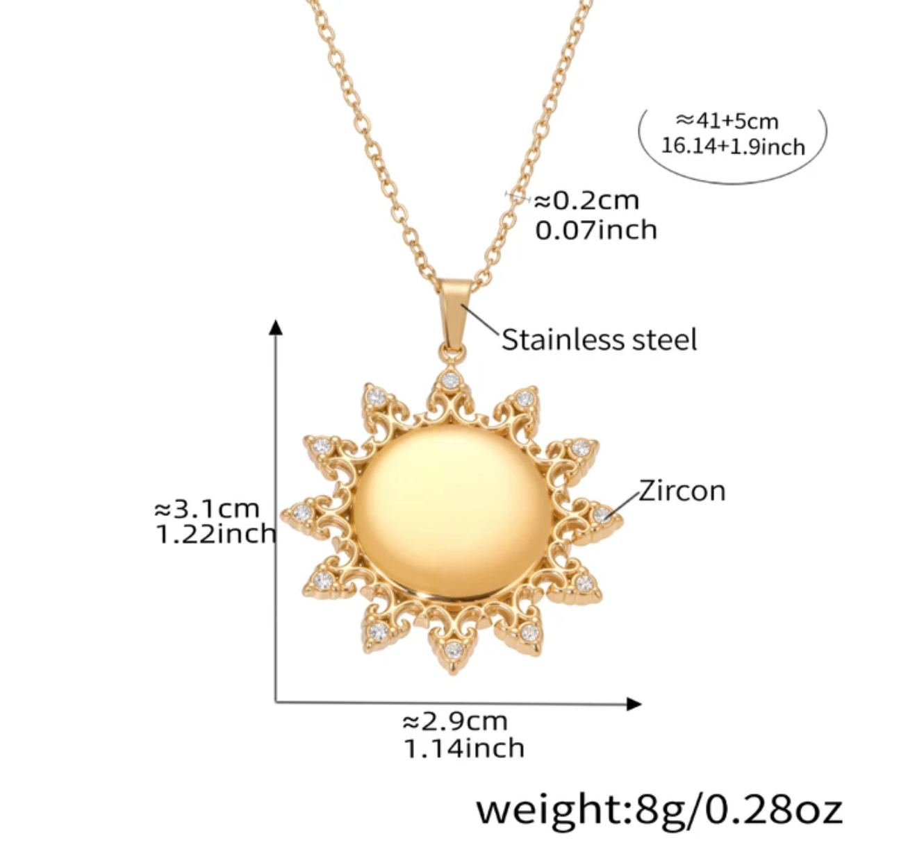 Sun Necklace