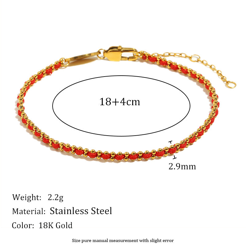 Thread Woven Bracelet