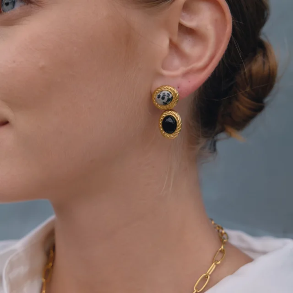Dalmatian Earrings