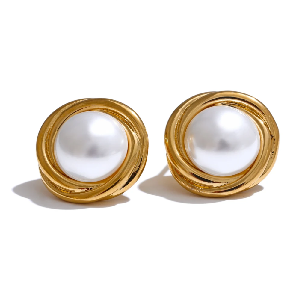 Flora Pearl Studs