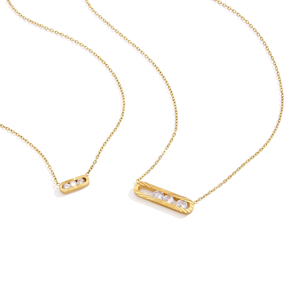 Sliding Pendant Necklace