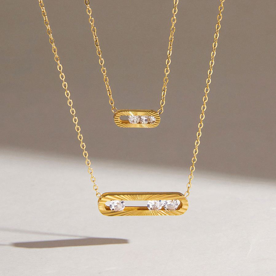 Sliding Pendant Necklace