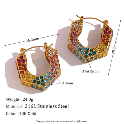 Hexi Multi Earrings