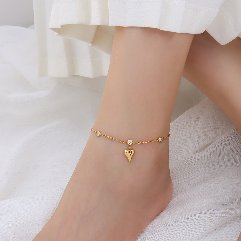 Heart Anklet