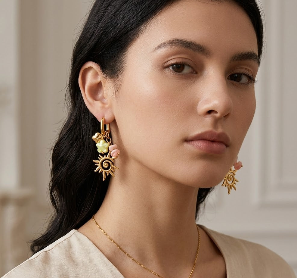 Multi Charm Hoops