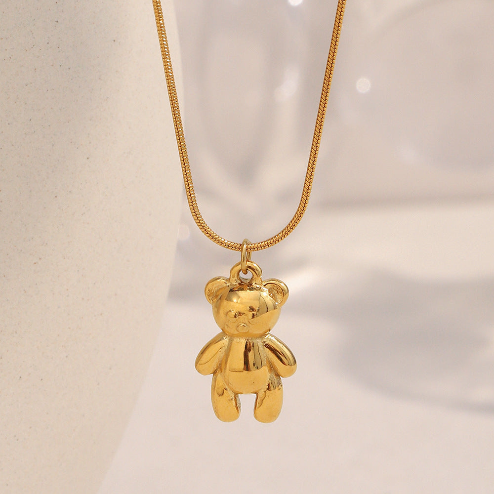 Plain Teddy Necklace