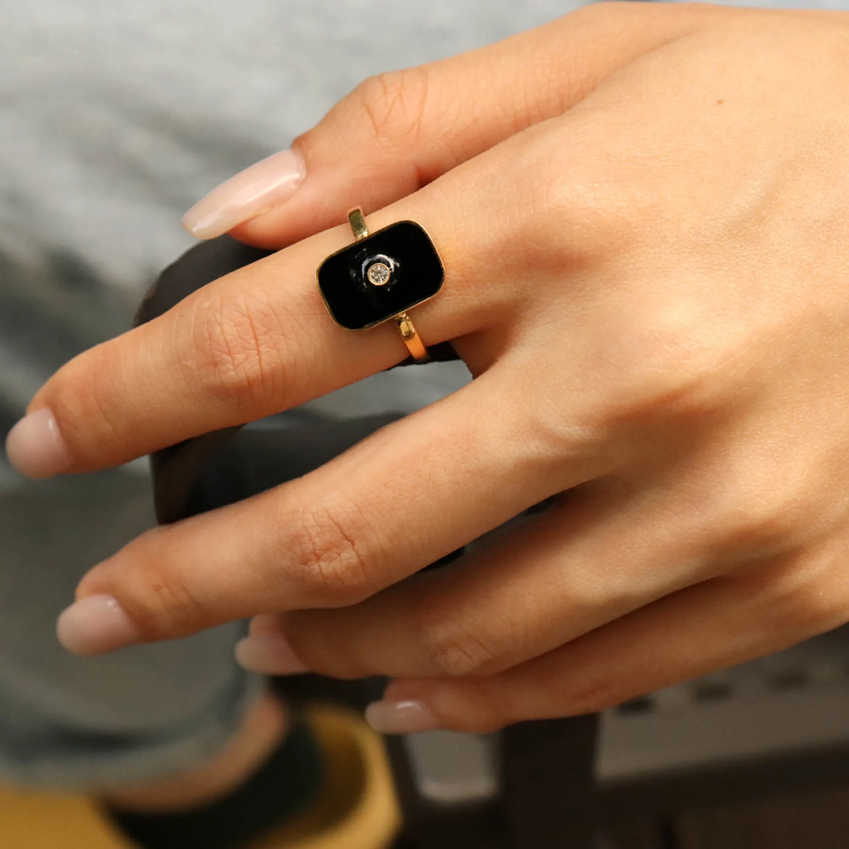 Obsidian Ring