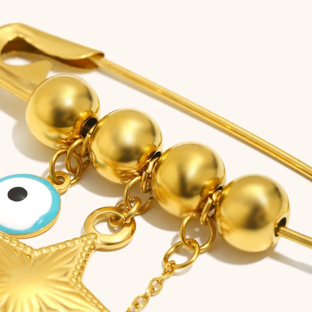 Celestial safety Pin