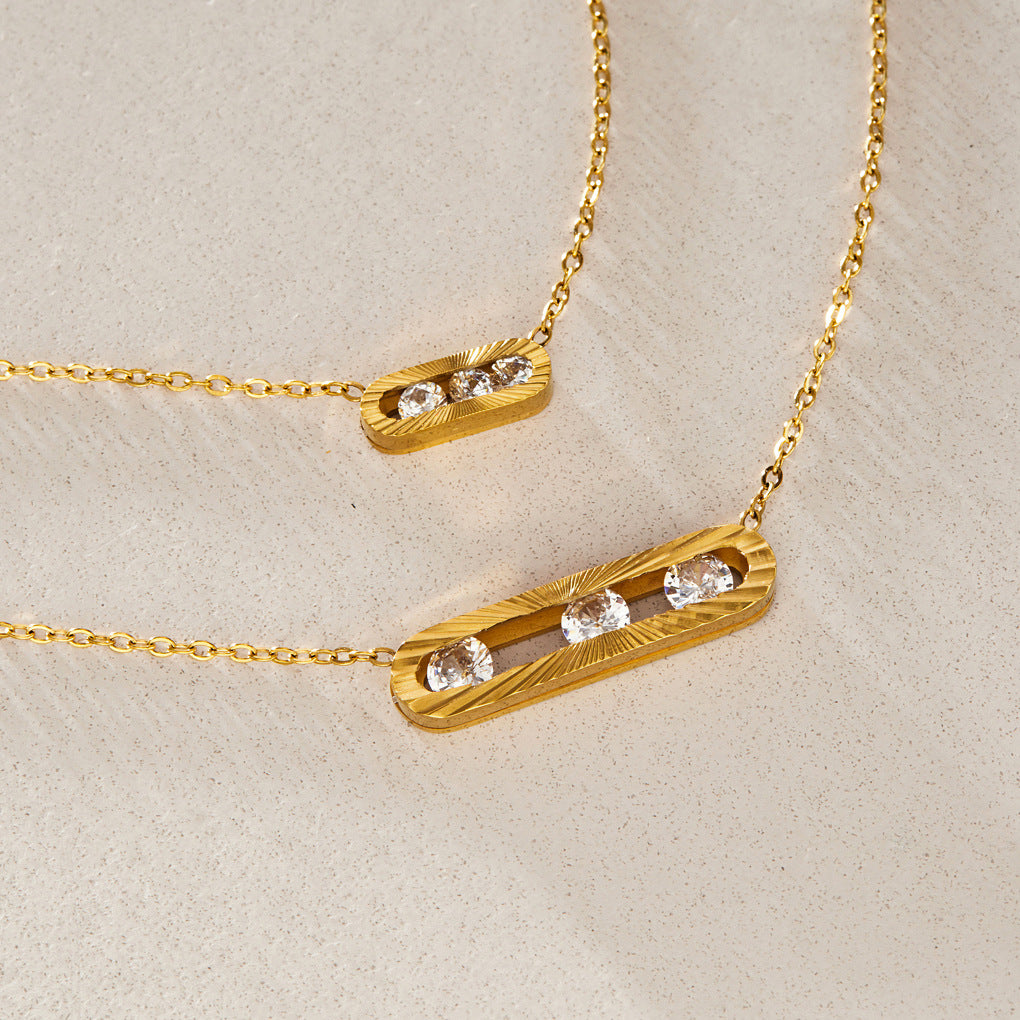 Sliding Pendant Necklace