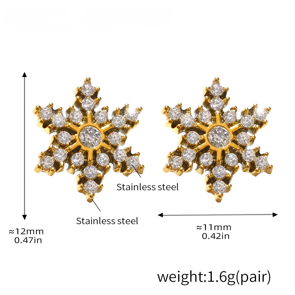 Snowflake Studs