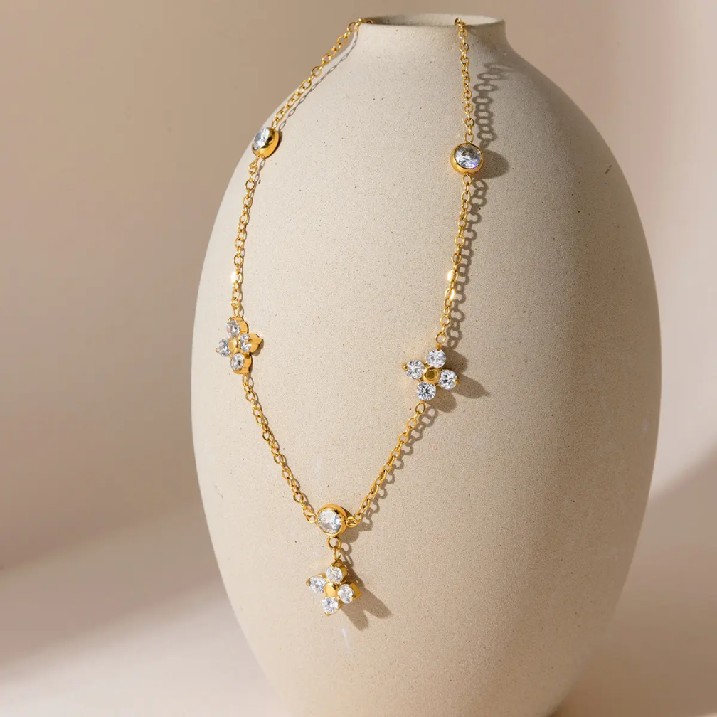 Diamond Clover Necklace