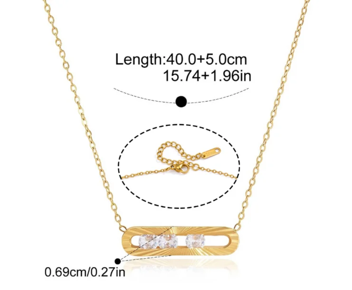 Sliding Pendant Necklace