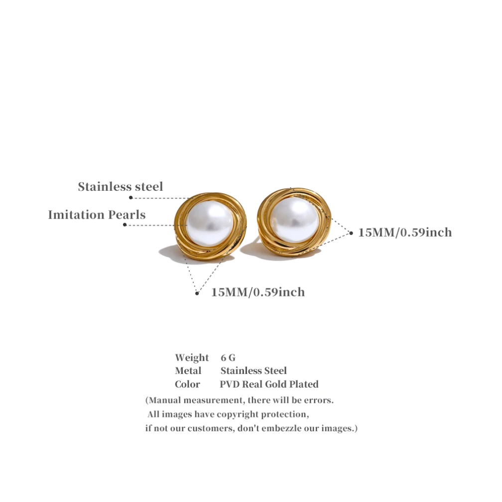 Flora Pearl Studs