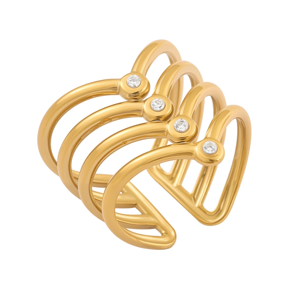 Glacier Drop Ring