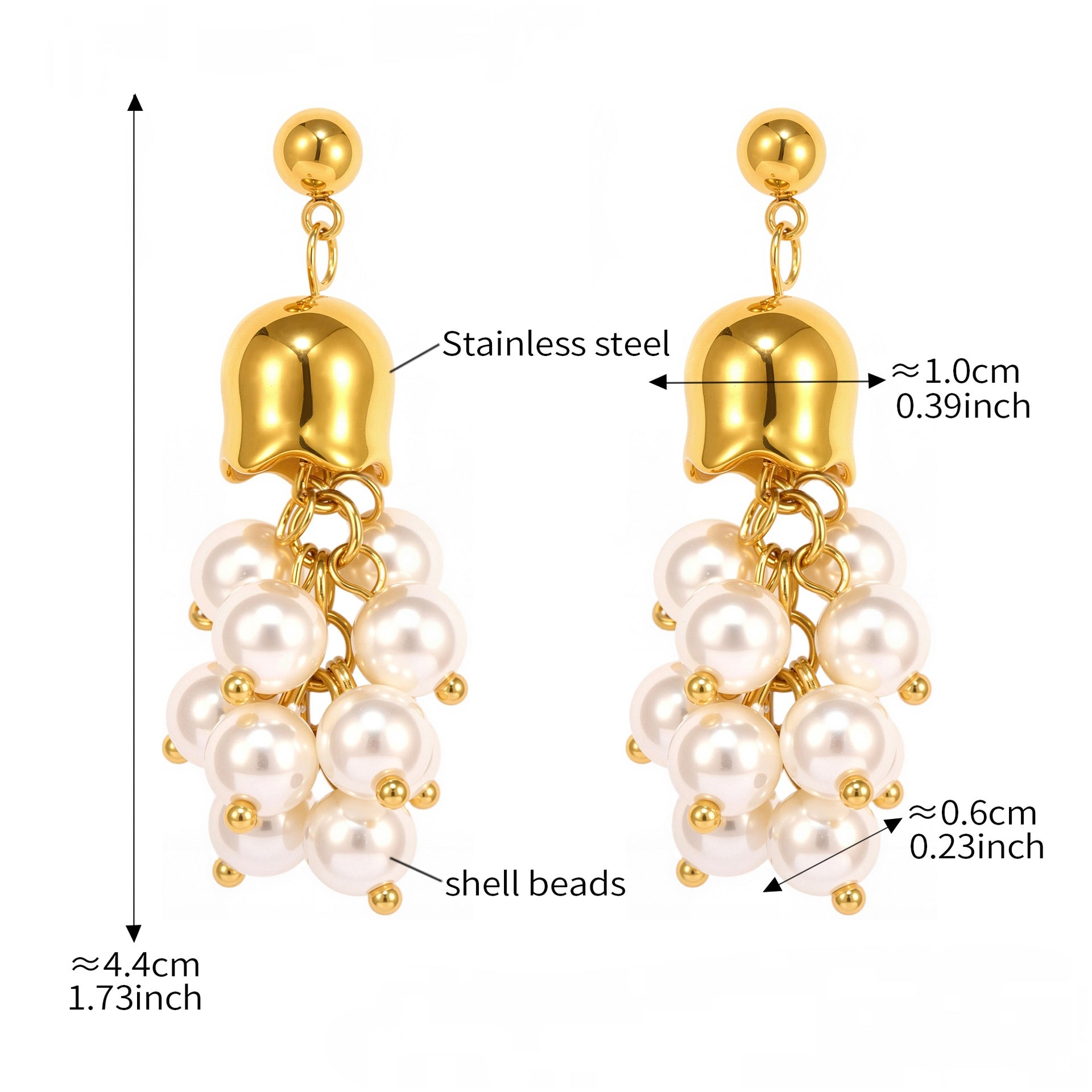 Pearl fall Earrings