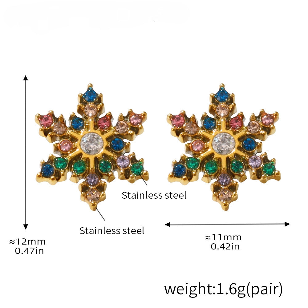 Snowflake Studs