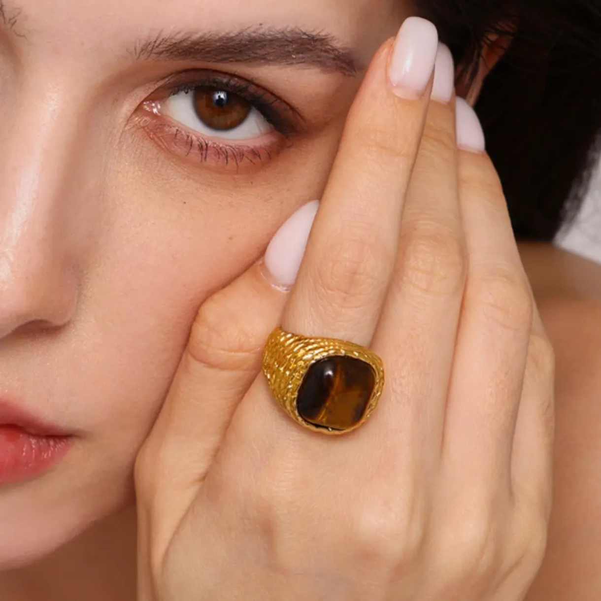Tiger's Eye Ring