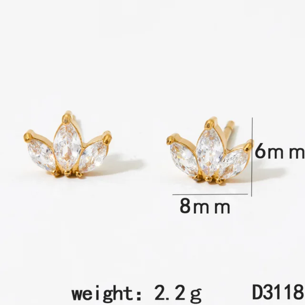 Mini Flower Studs