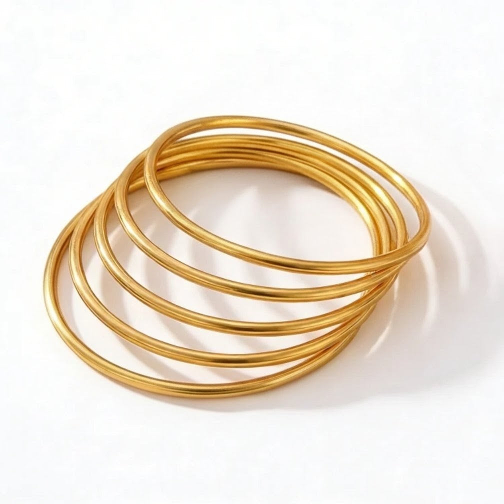 Gilded Bangles