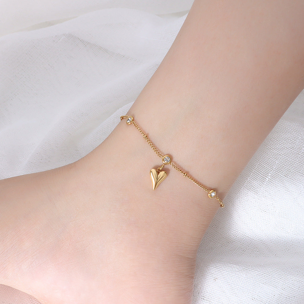 Heart Anklet