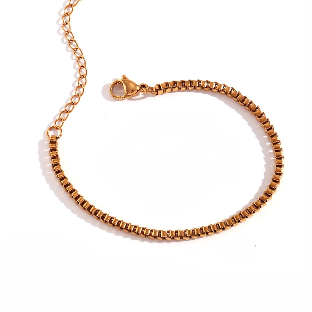 Boxy Anklet