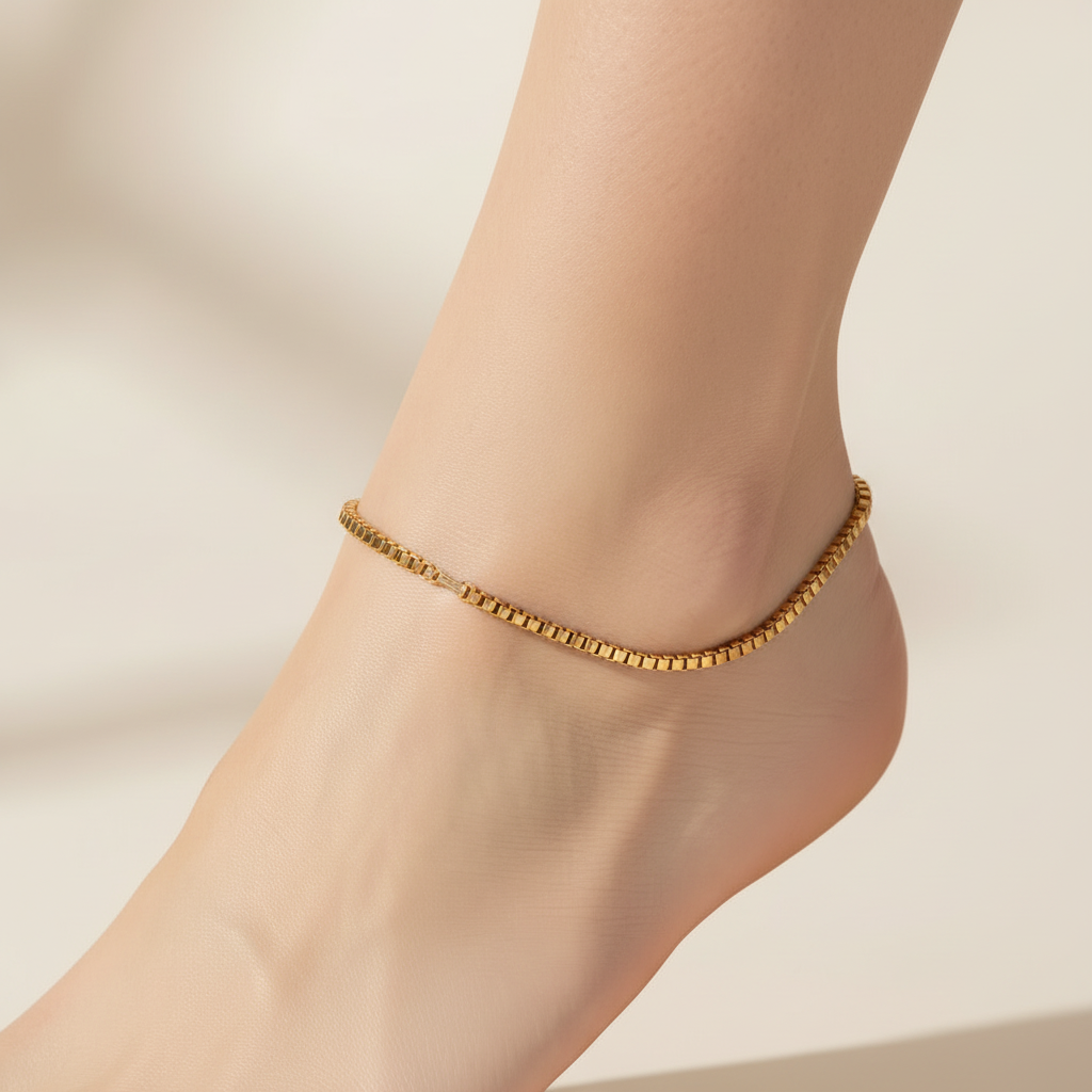 Boxy Anklet