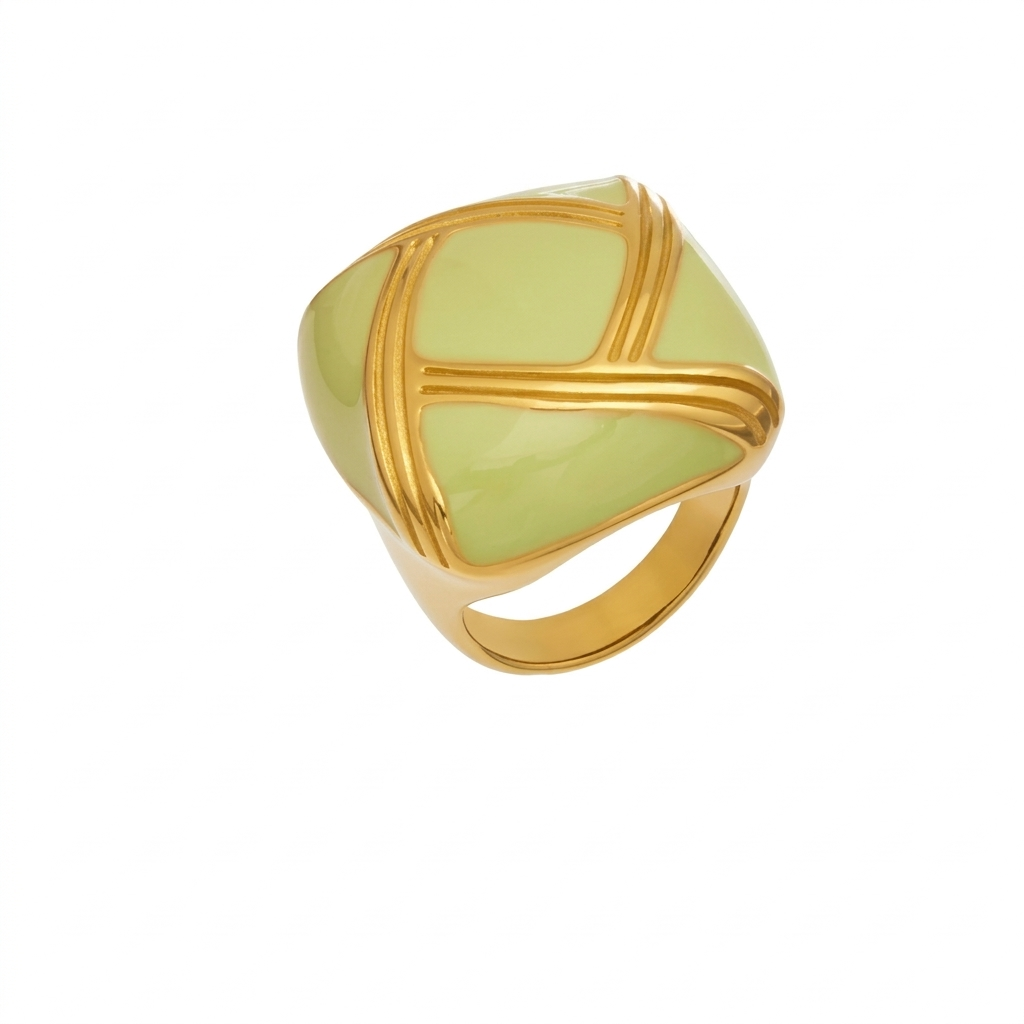 Pistachio Lattice Ring