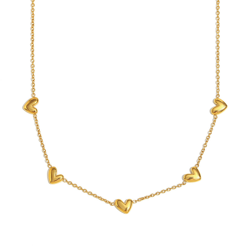Mini Hearts Necklace