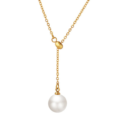 Pearl Slider Necklace