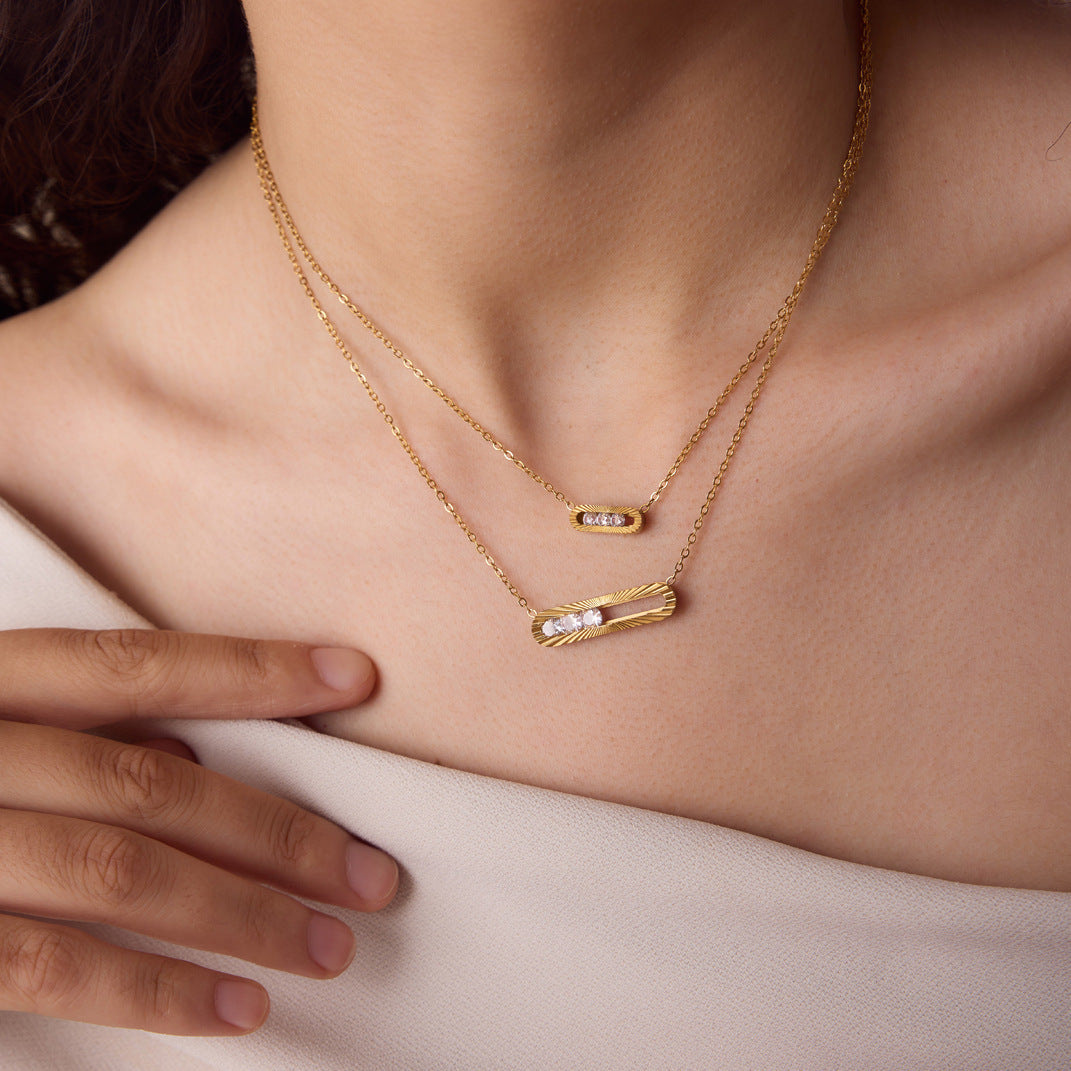 Sliding Pendant Necklace