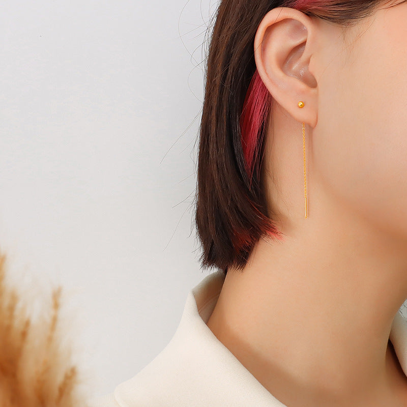 Needle Chain Earrings