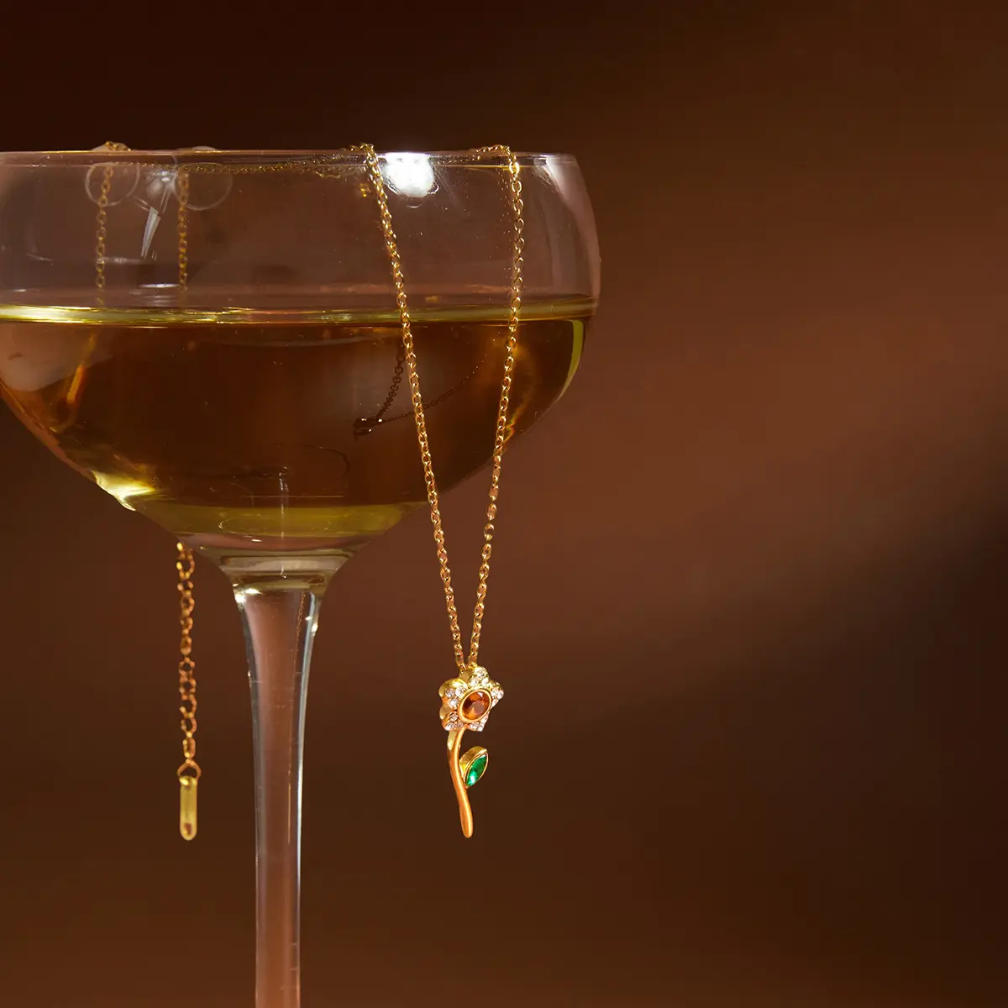 Dandelion Necklace