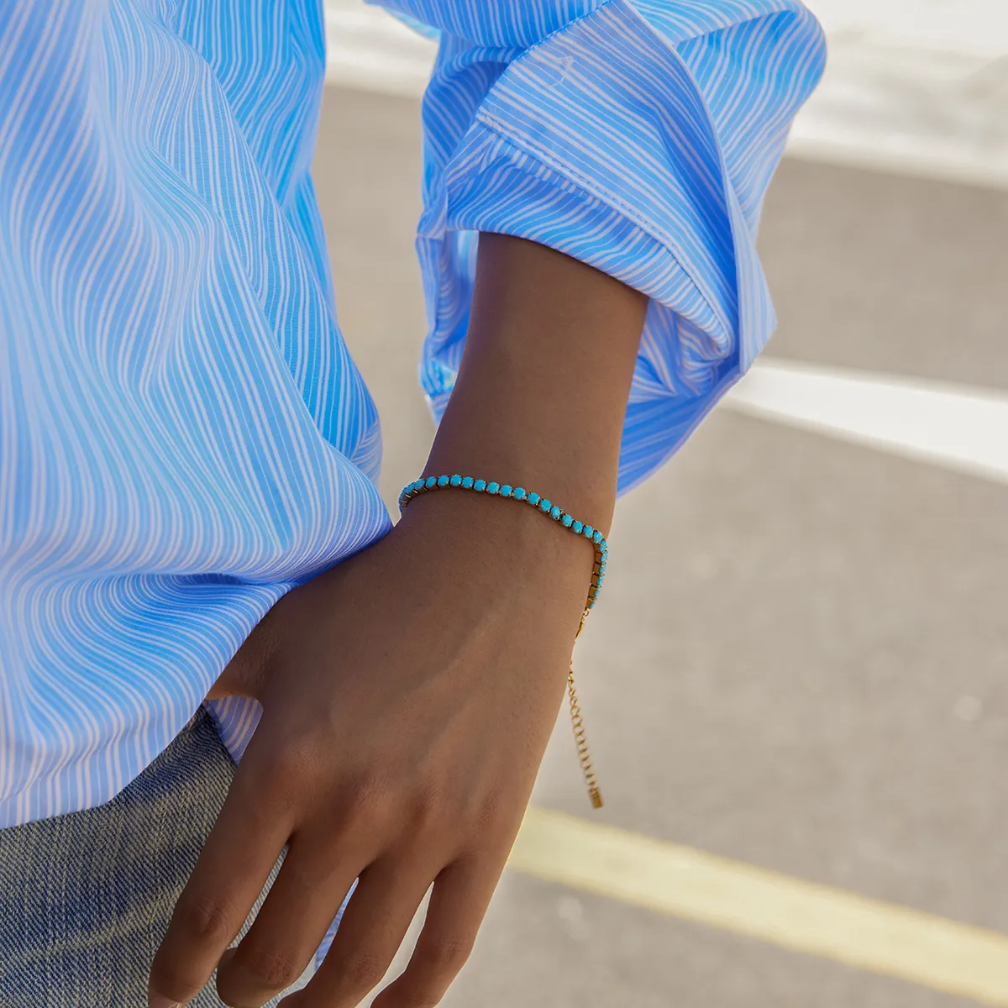 Turquoise Tennis Bracelet