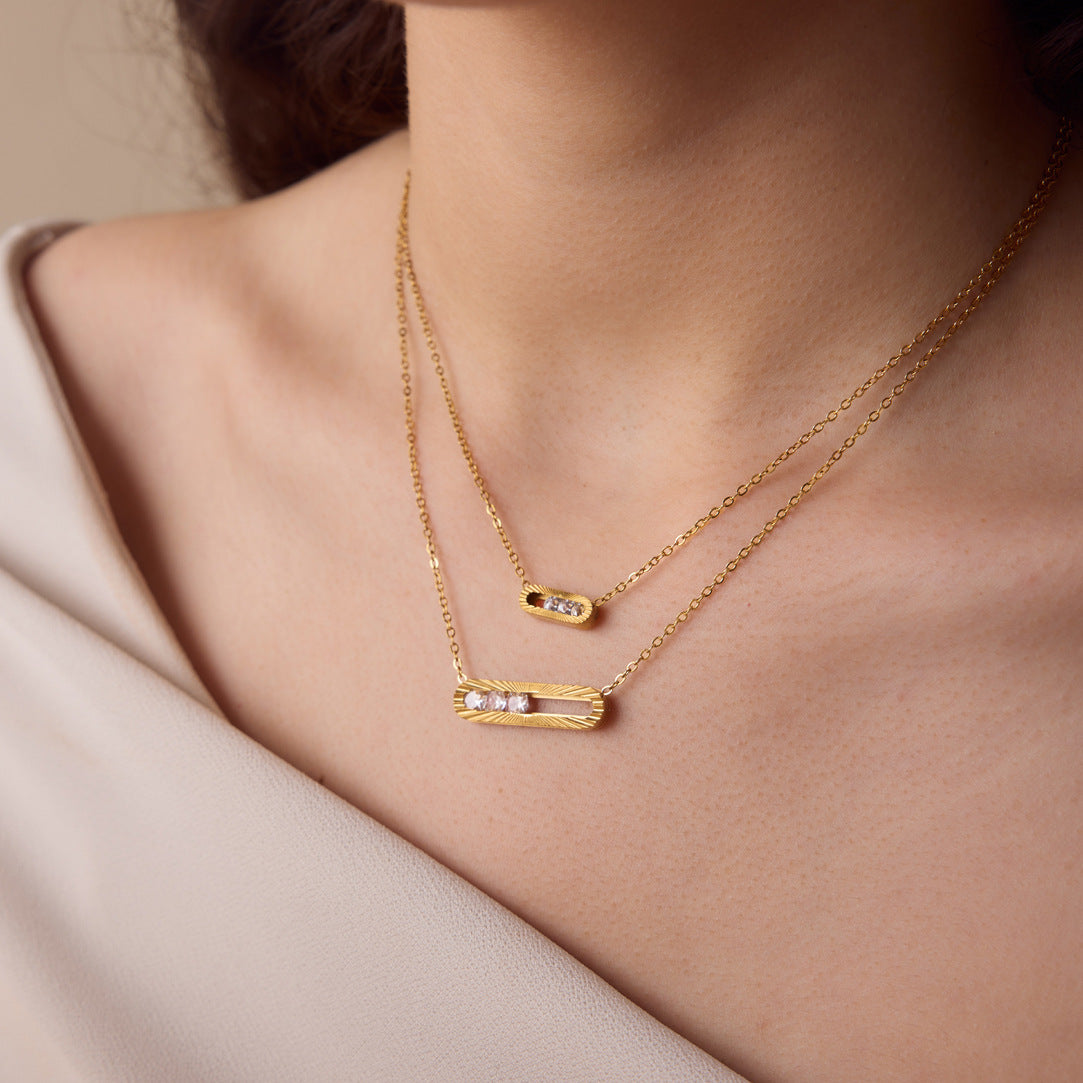 Sliding Pendant Necklace