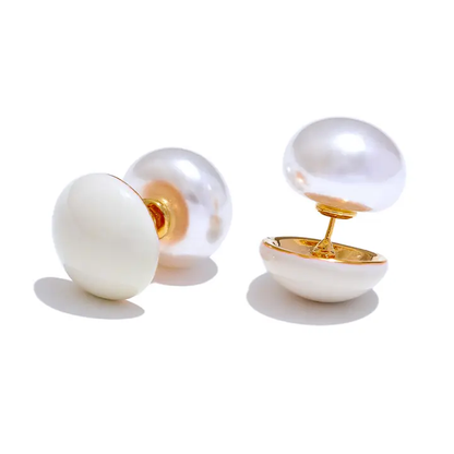 Duo Pearl Studs