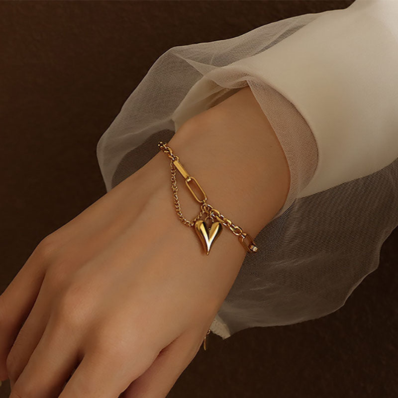 Heart Link Bracelet