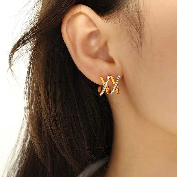 Criss-Cross Earrings