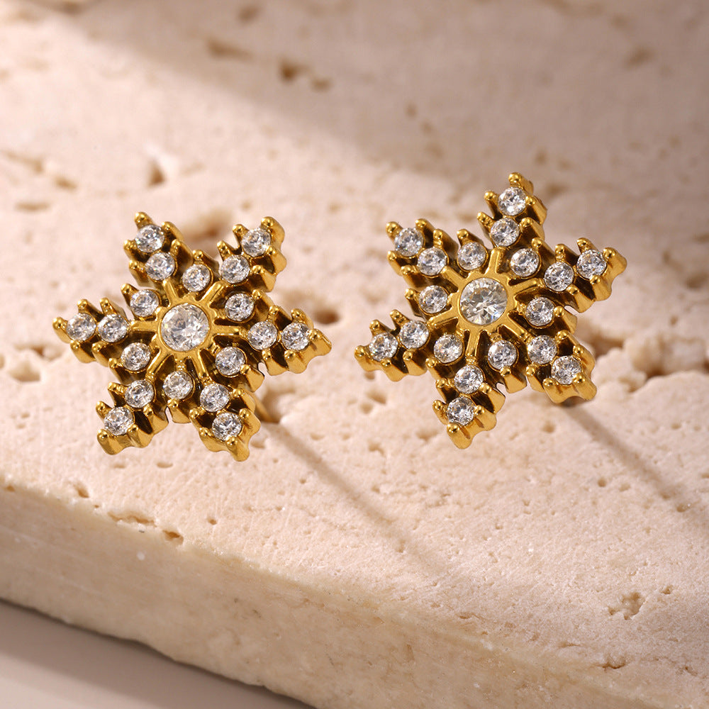 Snowflake Studs