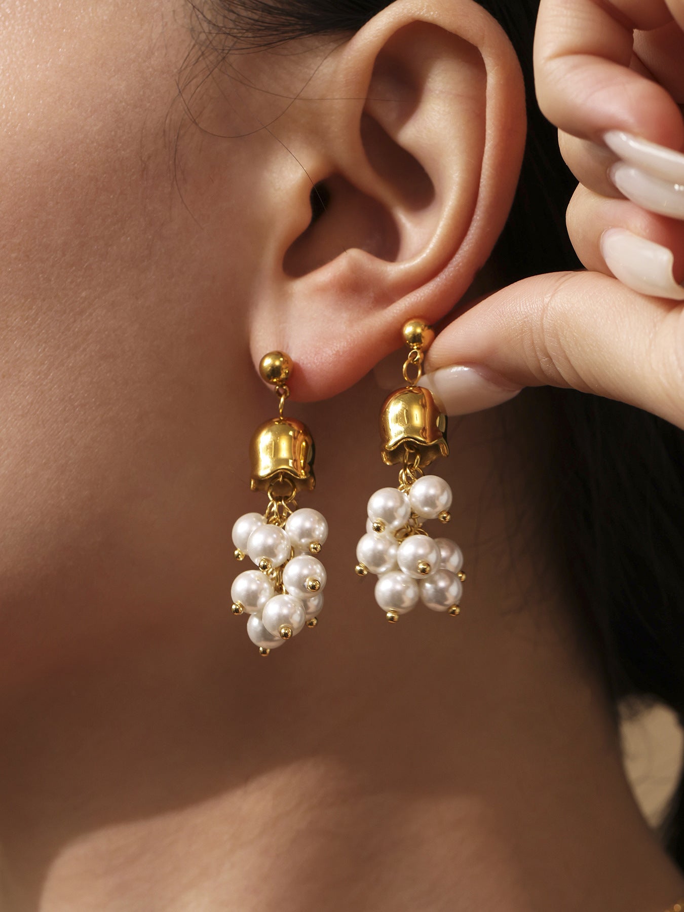 Pearl fall Earrings