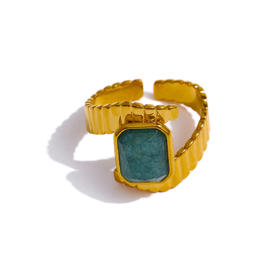 Blue Apatite Ring