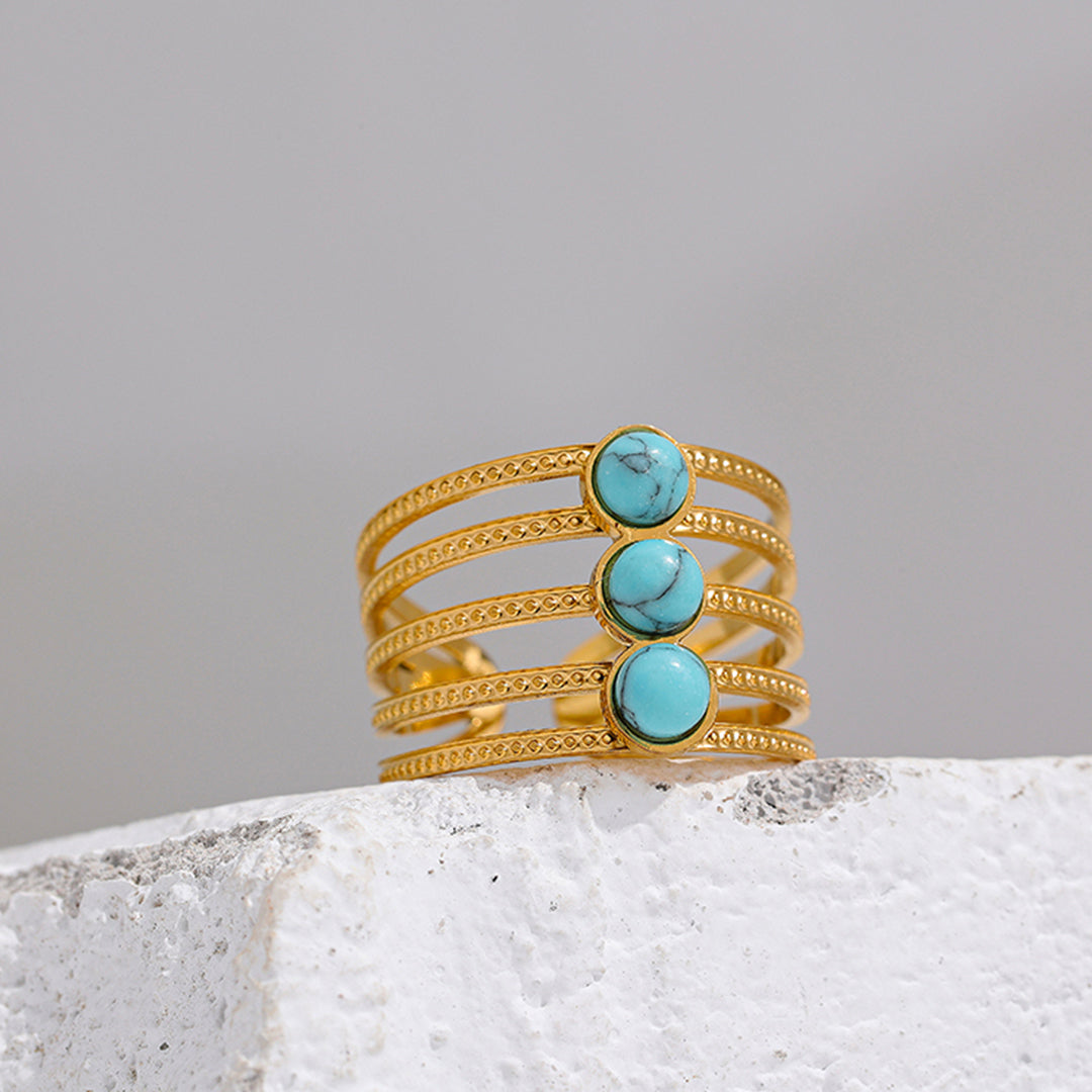 Trio Torquoise Ring
