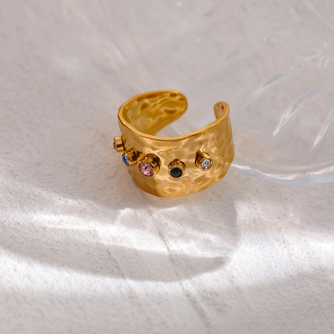 Bague zirconia ring